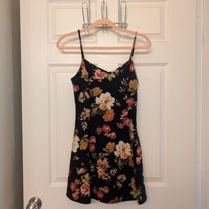Floral Spaghetti Strap Dress